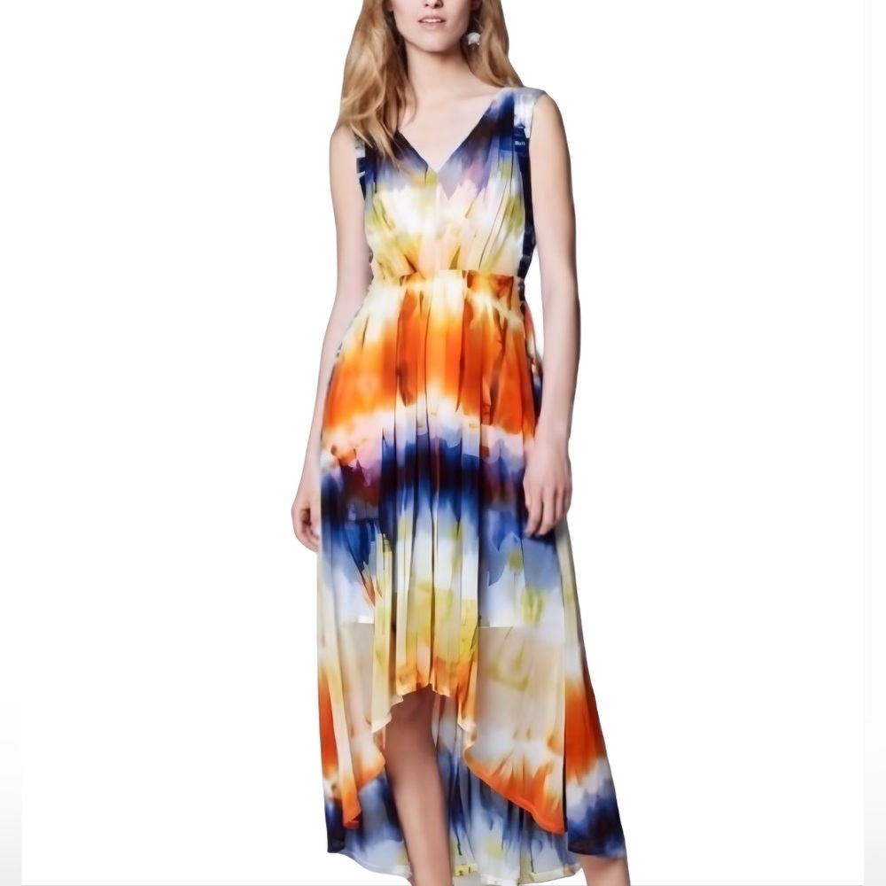 Simply Vera Vera Wang Bold Colour High Low Sleeveless Sundress